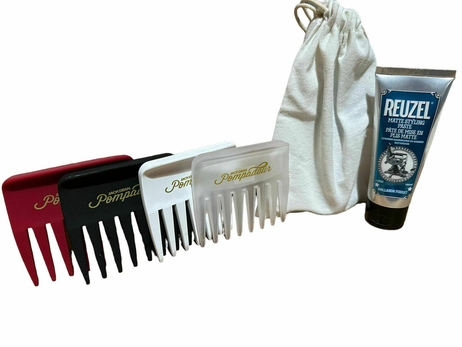 Matte paste & Comb gift set ( Comb colour may vary)  Price includes Uk postage