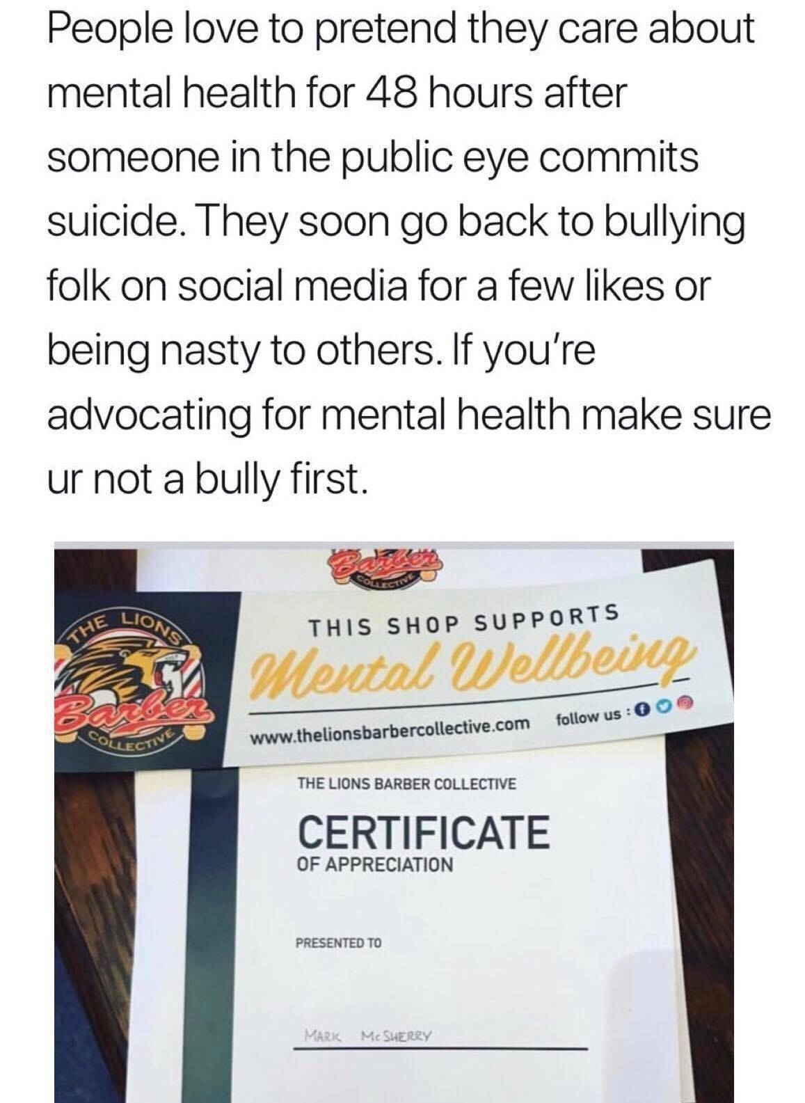 Blowing out someone else’s candle won’t make your own shine brighter..Remember that! #Alwayssupportmentalhealth#wedo!