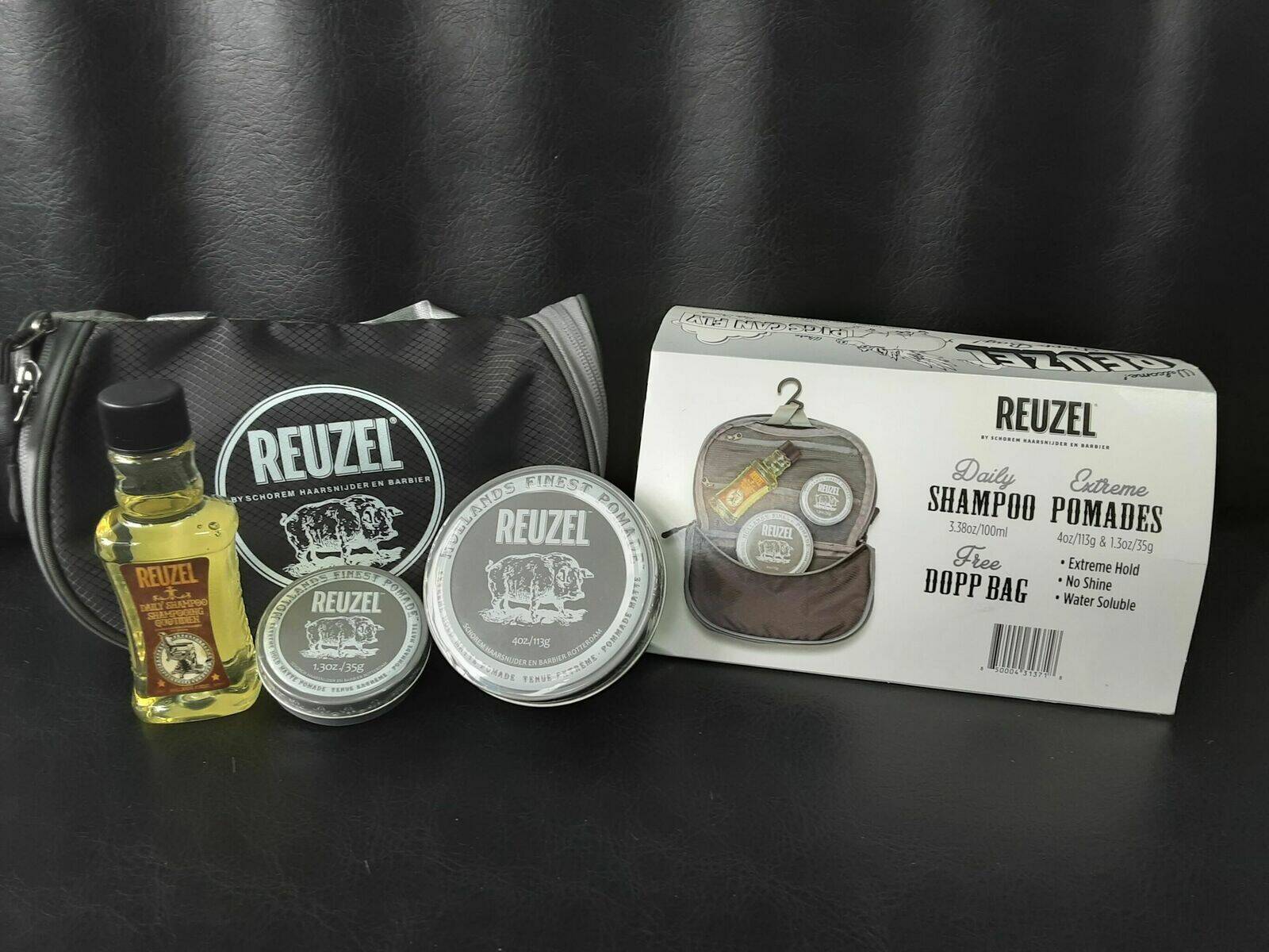 Reuzel Pigs Can Fly Pomade & Shampoo Trio