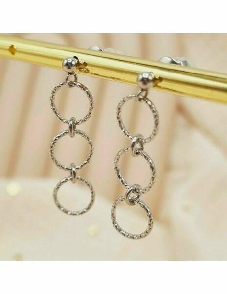 Boucles Romy argent