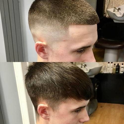 Before and after our Euan rocking a new do 👍🏻