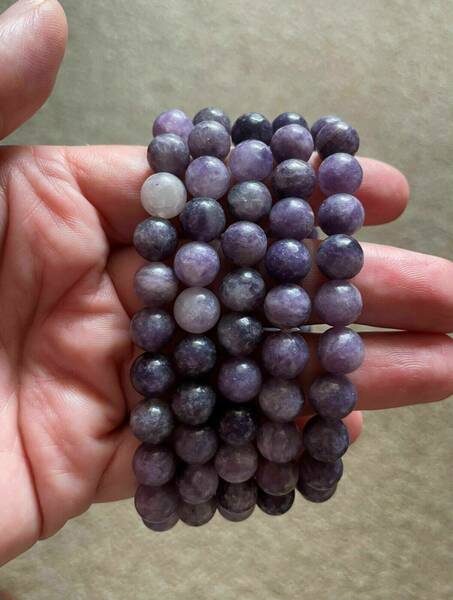 Lepidolite bracelets
