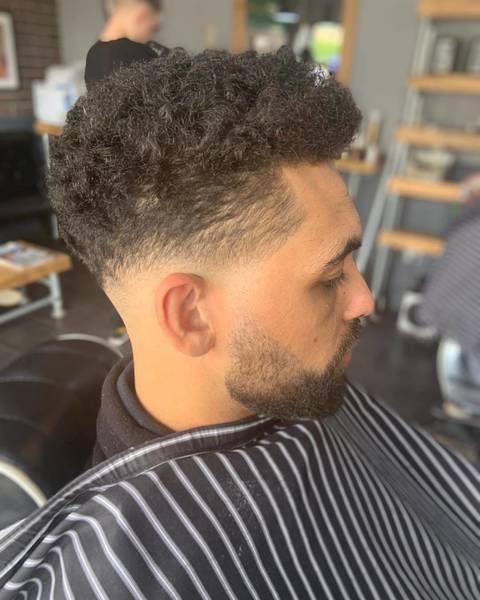 Skin fade and beard trim