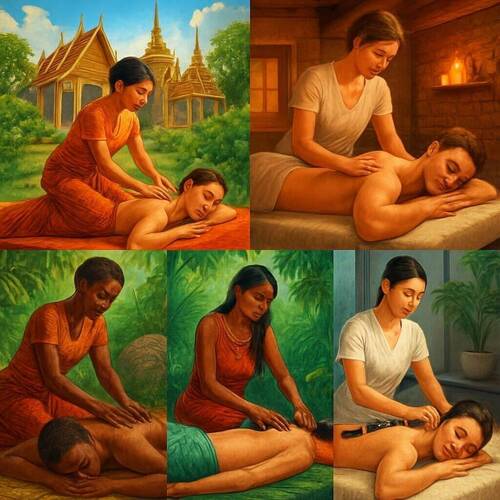 10 massages 1h au choix