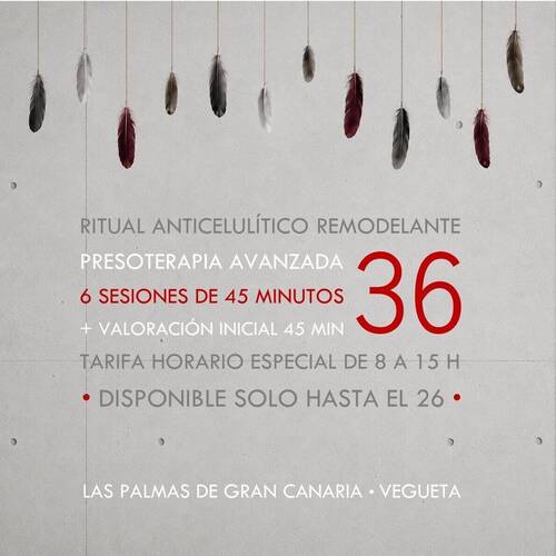 OFERTA: Presoterapia 45 min | Bono de 6 sesiones + valoracion | Tarifa 8 - 15h