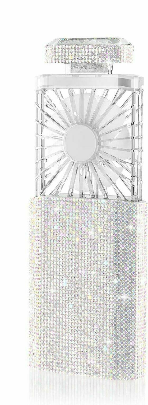 STONE CRYSTAL FAN SILVER RUPTURE DE STOCK