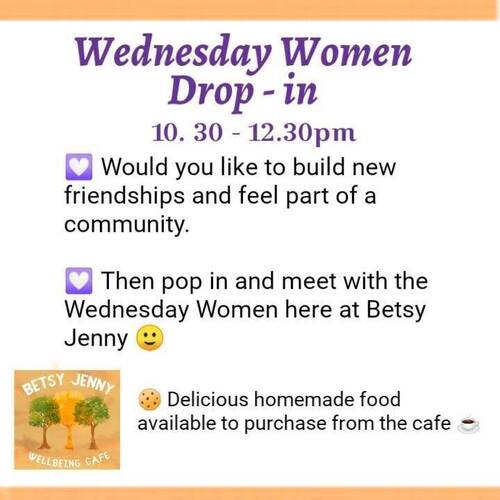 Wednesday Women with Laura - Come and check out our Wednesday women's group with Laura - Drop in at any time between 10:00-12:30
