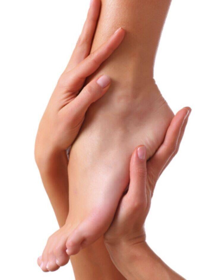 Massage relaxant des pieds