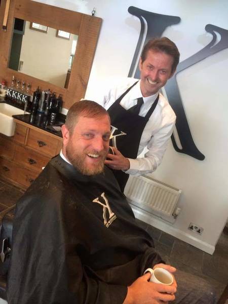 Working as part of the K Barbers collaboration team in Essex