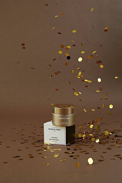 Masque 0r précieux - édition limitée - gorgé d'acide hyaluronique, collagéne et élastine, miel, allantoine et prébiotiques