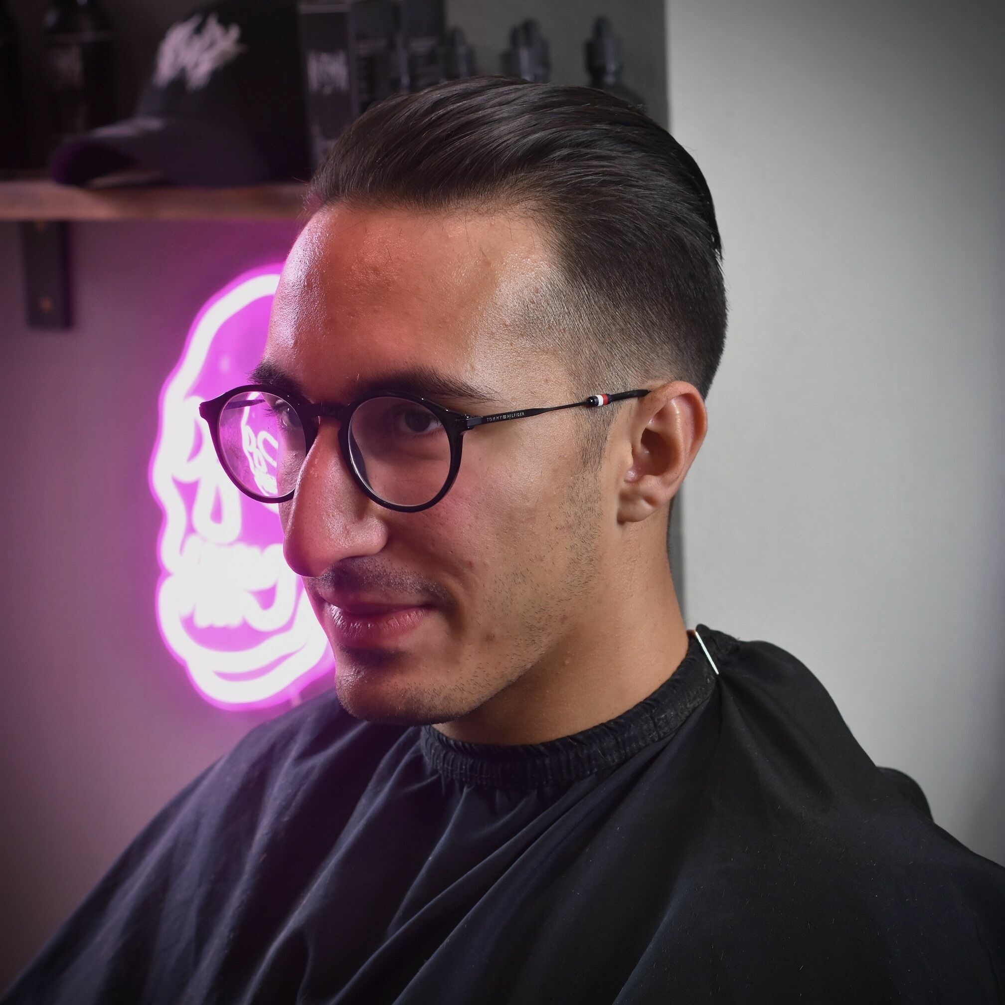 Slick back Buxton men’s hair ben