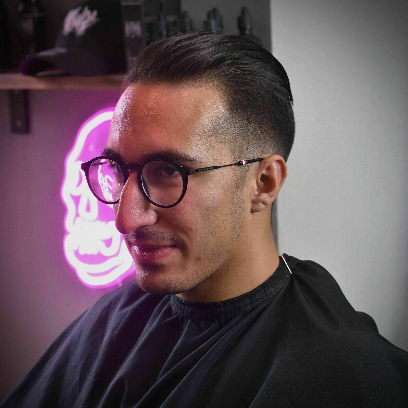 Slick back Buxton men’s hair ben