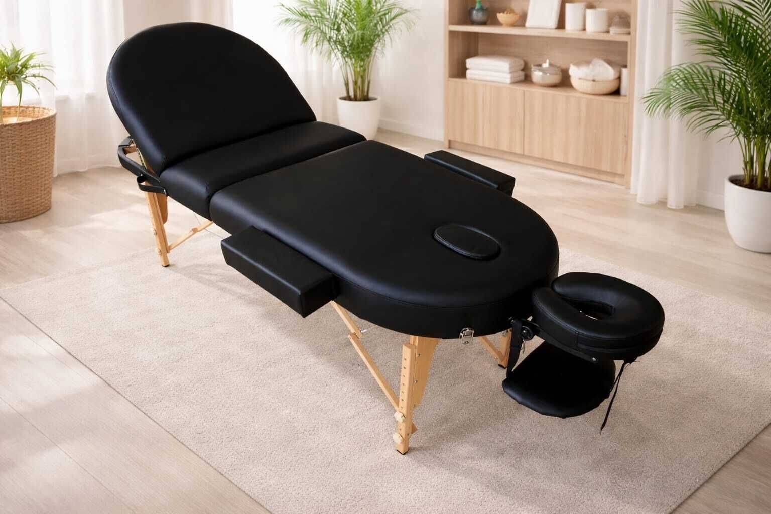 Table de massage ovale 3 sections Haut de gamme