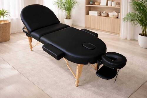 Table de massage ovale 3 sections Haut de gamme