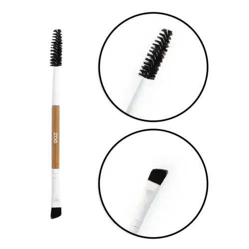 Pinceau sourcils duo
