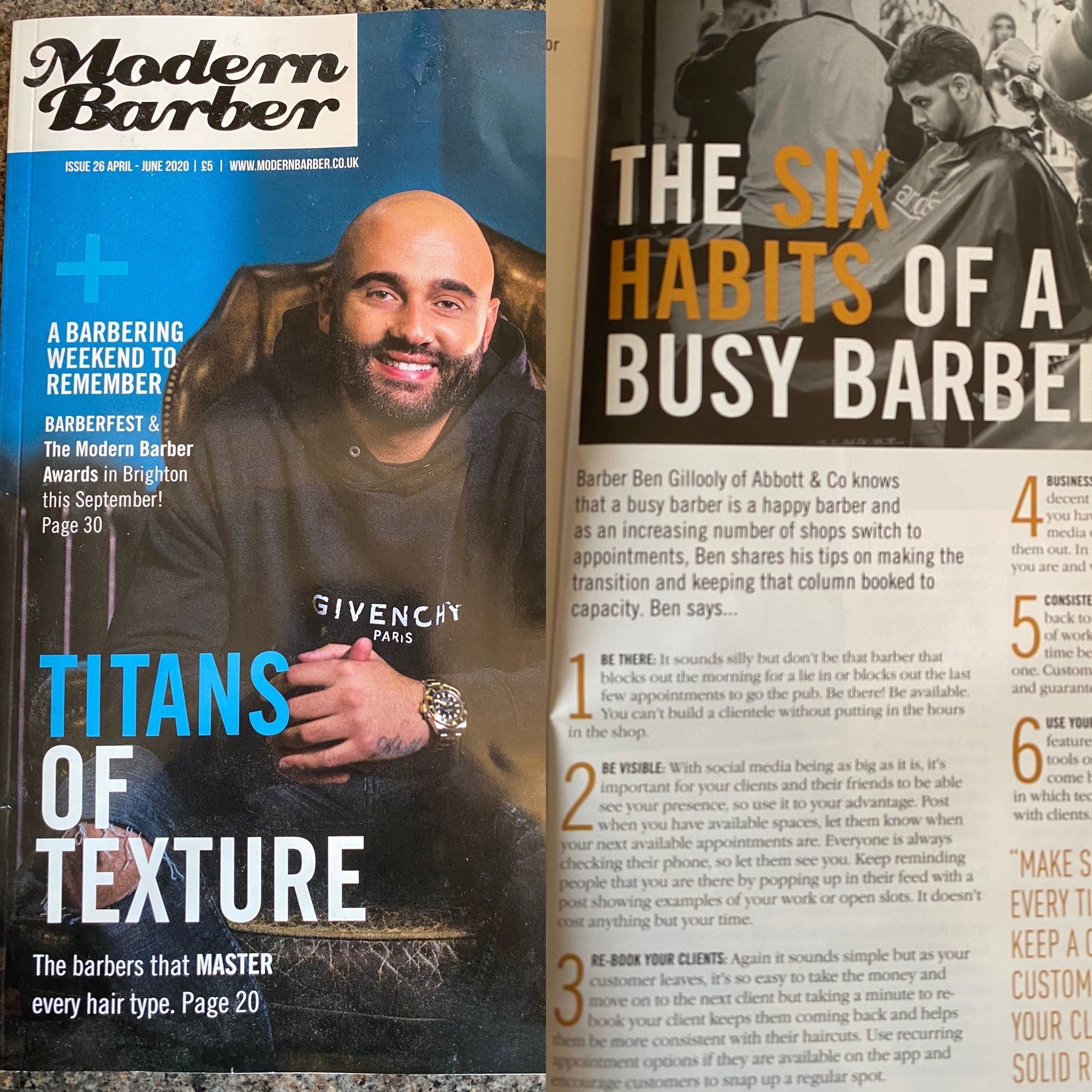 Modern barber 6 habits of a busy barber 