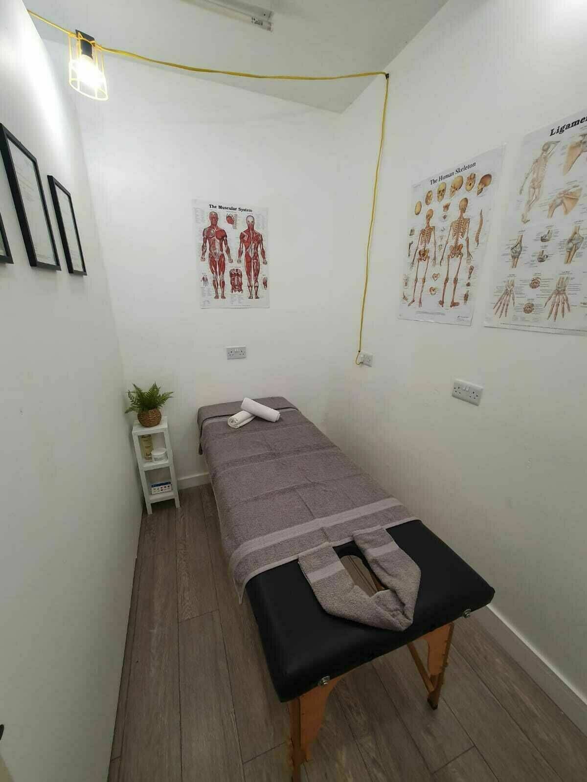 Sports therapy room