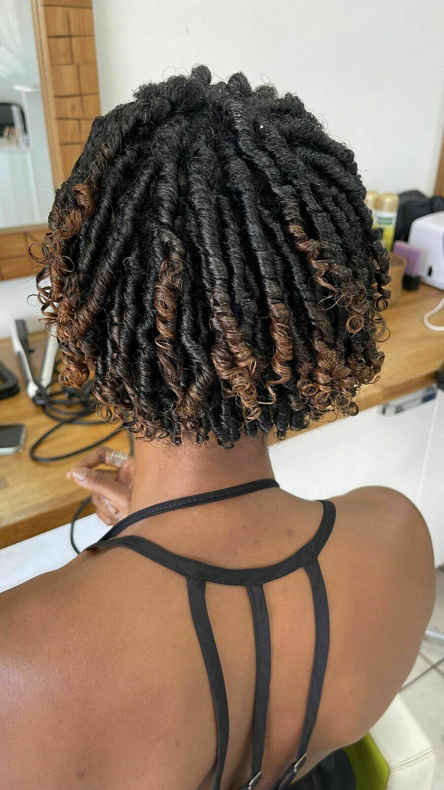 Soin hydratant et Finger coils