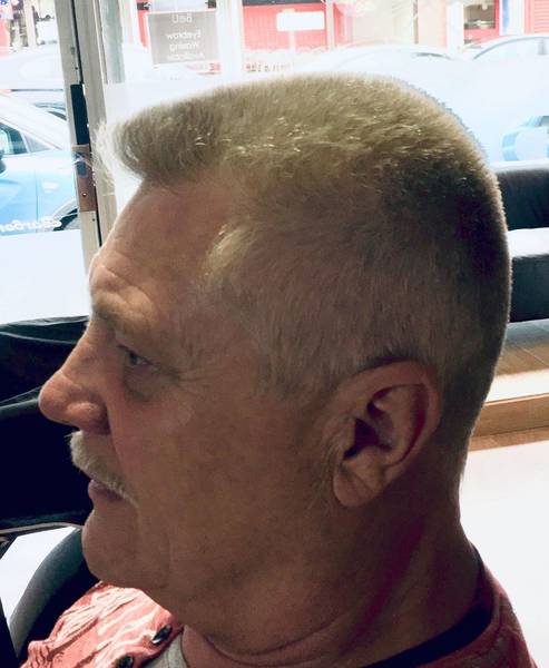 Old school, free hand flat top 👍🏻