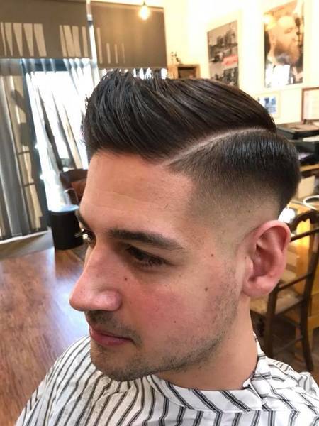 Last haircut of the day by Andy