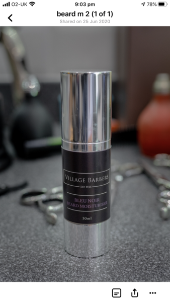 BEARD MOISTURISER - BLEU NOIR 