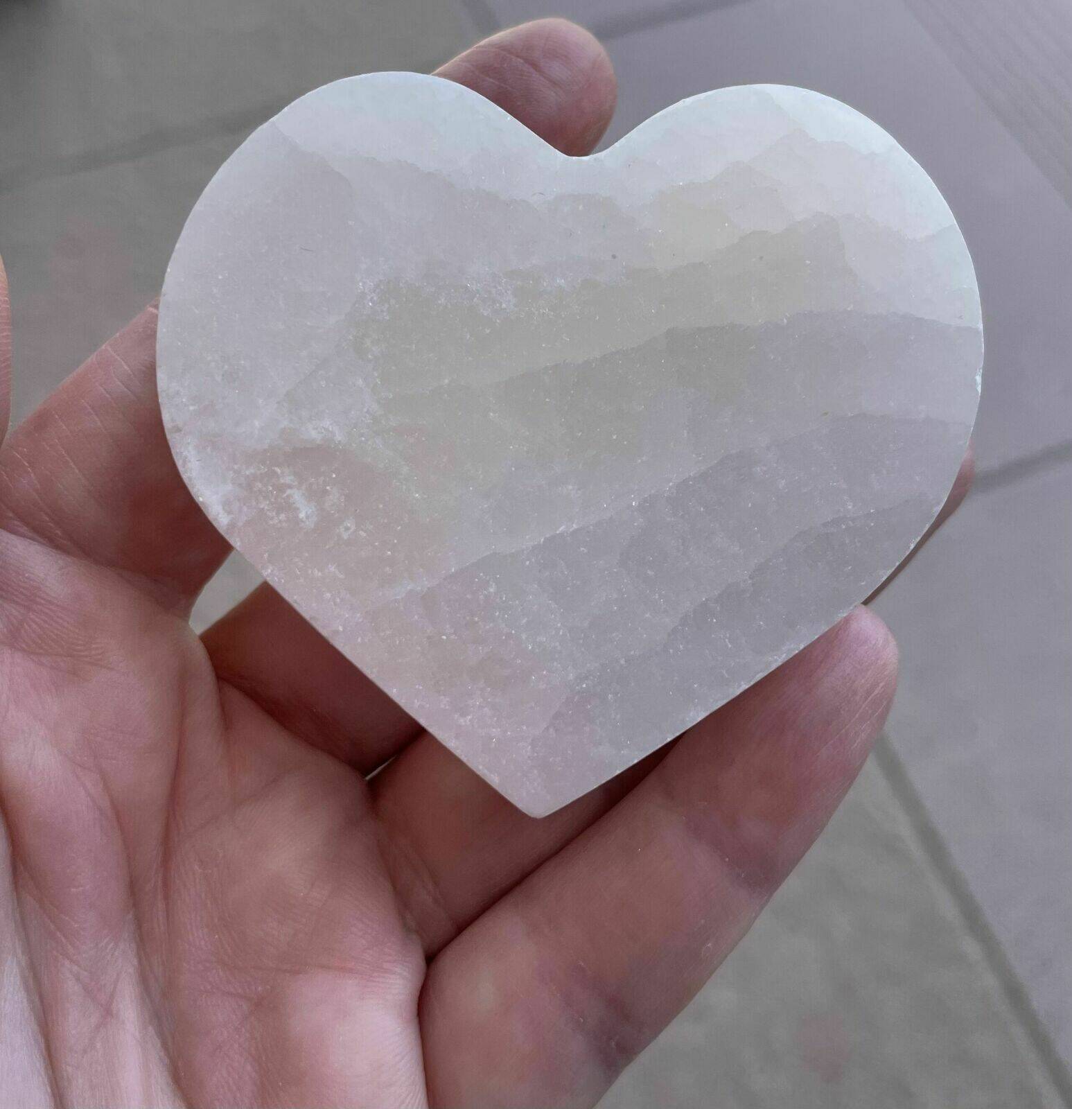 Selenite Heart