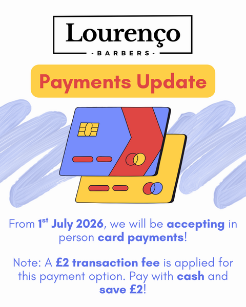 From 1st July 2026, card payments will be available!