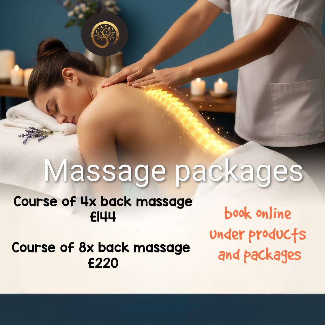Course of 4 back massage 