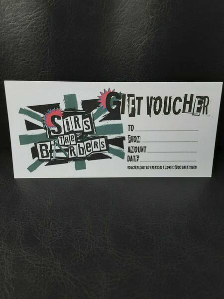 Sirs the Barbers Gift Voucher