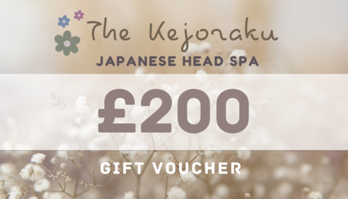 £200 Gift Voucher | Japanese Head Spa