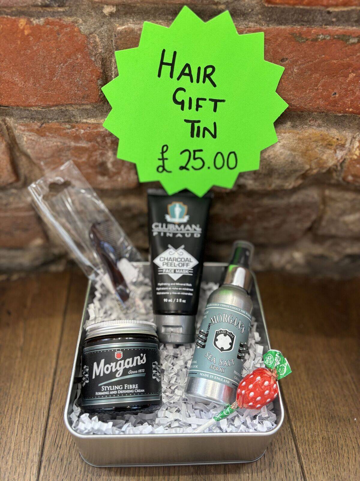 Hair gift tin