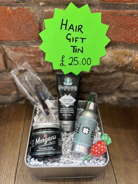 Hair gift tin
