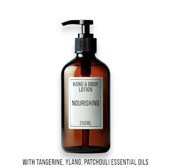 Tangerine, Ylang + Pachouli Hand & Body Lotion 250ML