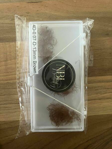 4D pro-made lash fans (brown) 