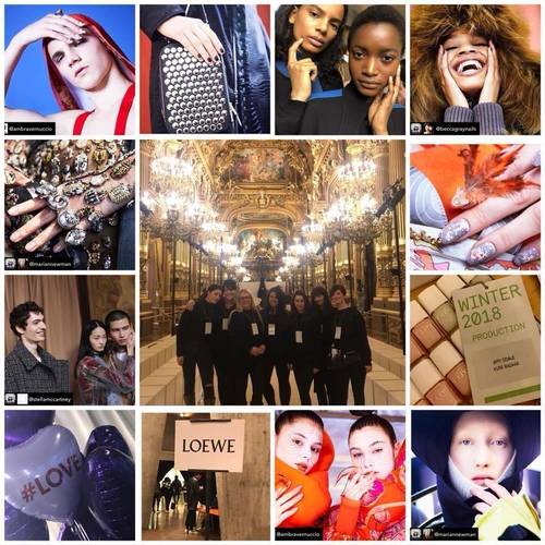 Paris A/W18 fashion week in nutshell assisting Marian Newman ❤️