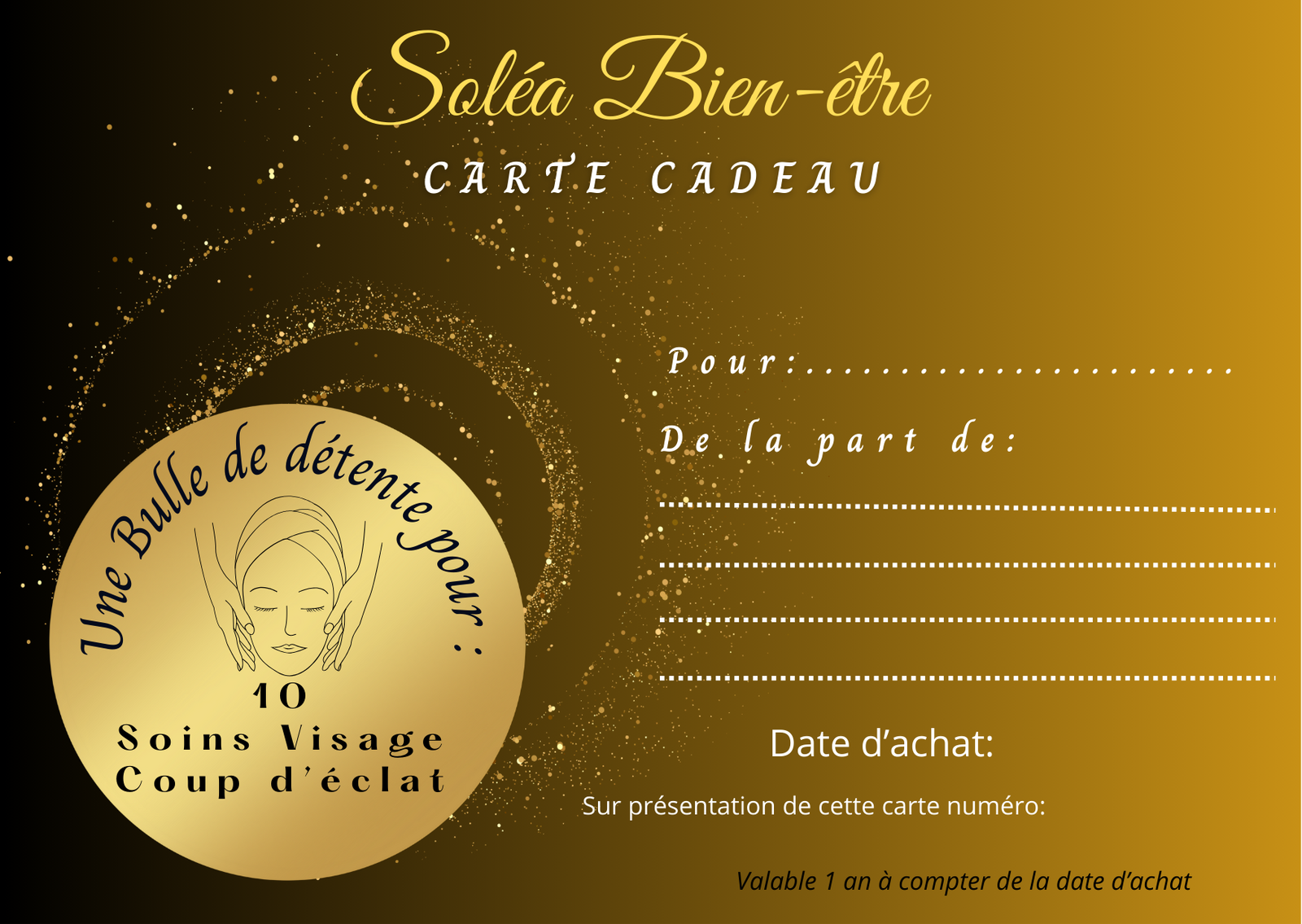 Forfait 10  Soins du visage Coup d'Eclat