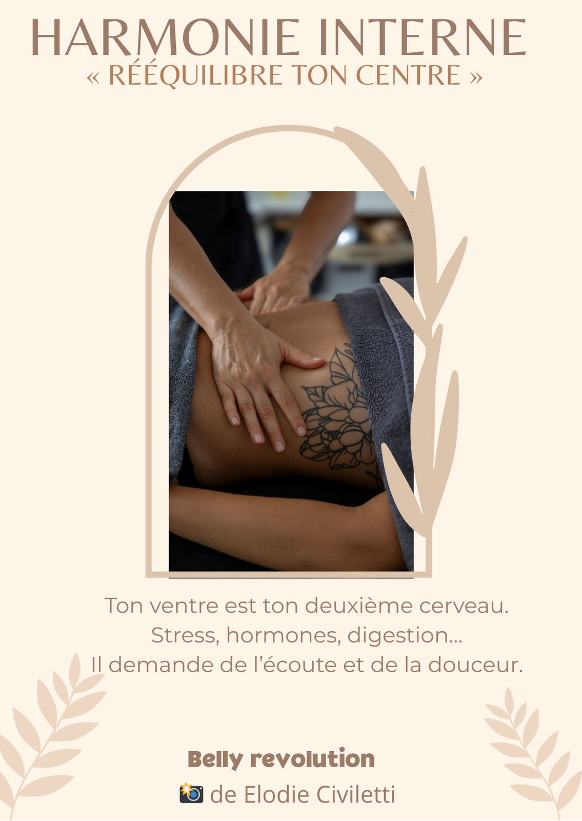 Cure Belly révolution  massage du ventre 5 séances 