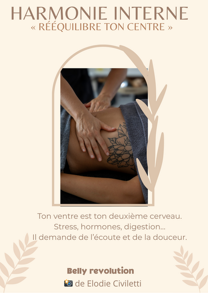 Cure Belly révolution  massage du ventre 5 séances 
