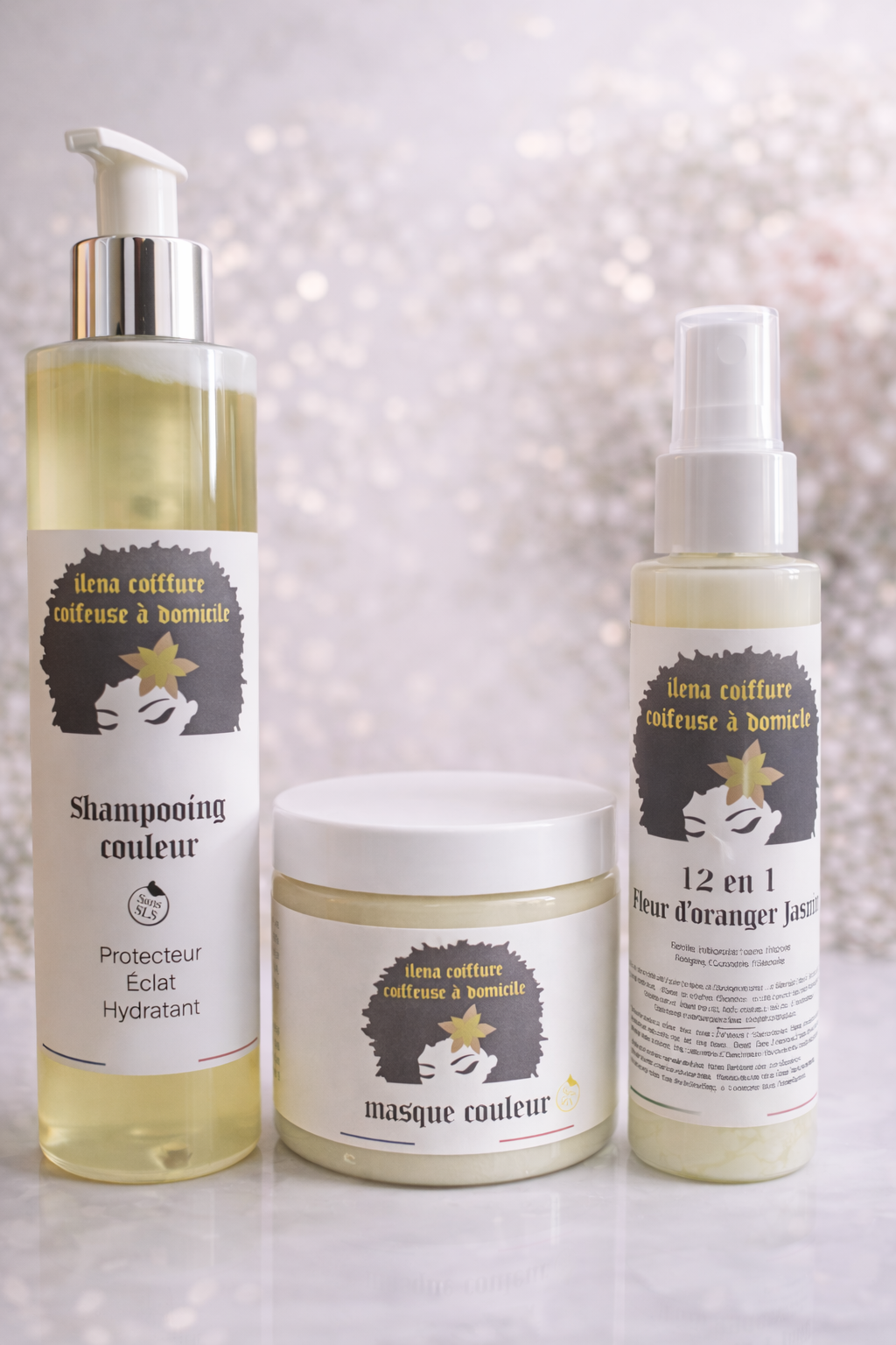 Coffret gamme couleur soins complet cheveux colorés