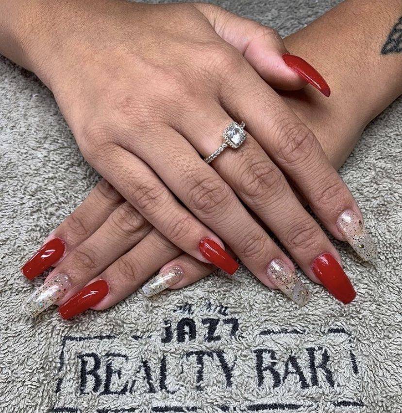 Acrylic Nail Extensions 