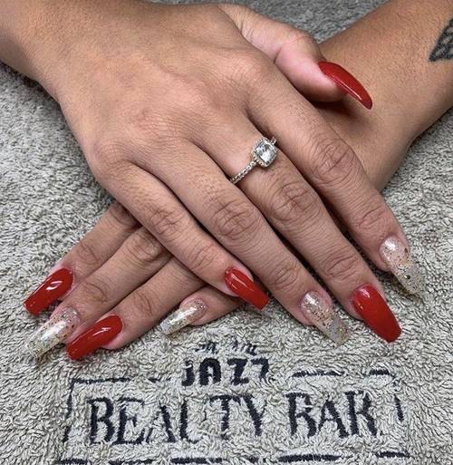 Acrylic Nail Extensions 