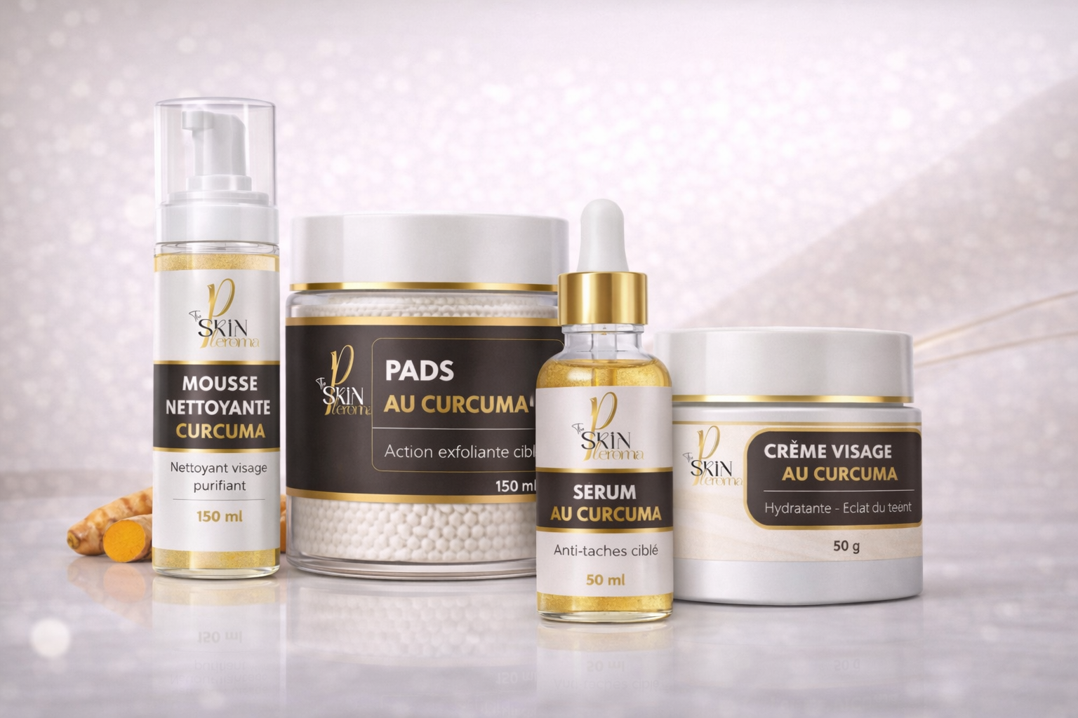 Routine Skin Ritual - Nettoyant, Pads , Sérum & Crème 