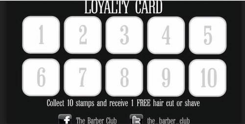 Loyalty card.