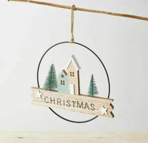 Wooden hanging decoration