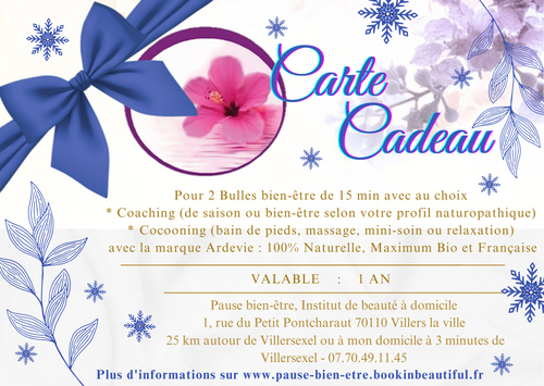 ✨ CHÈQUE CADEAU Bulles 30 min🎁 