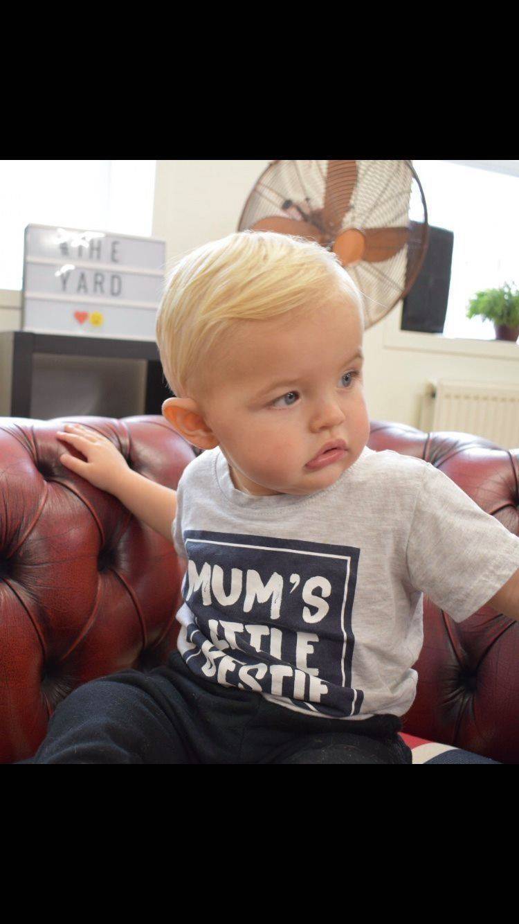 This little man had his first haircut yesterday  