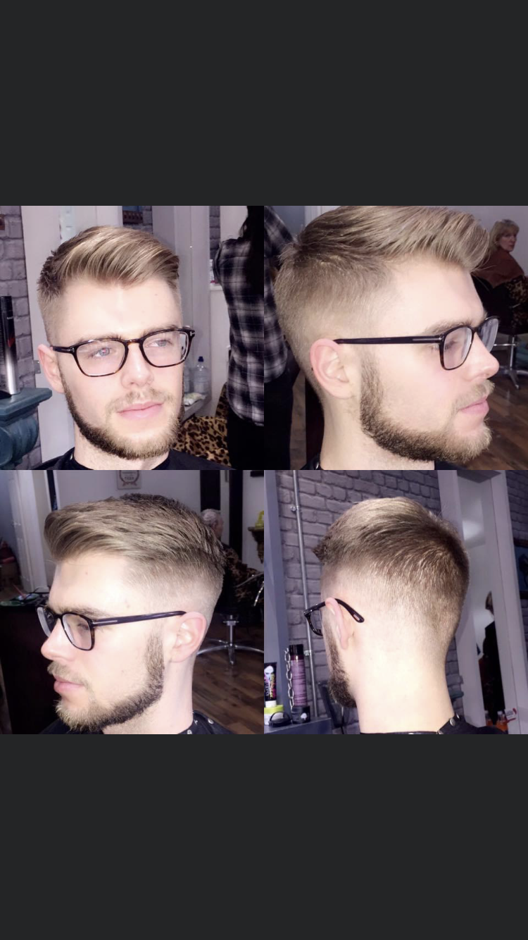 Blended 1 into 2 Fade & Beard Trim