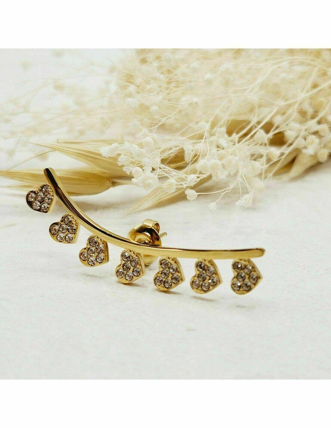 Mono Boucle Coeur doré