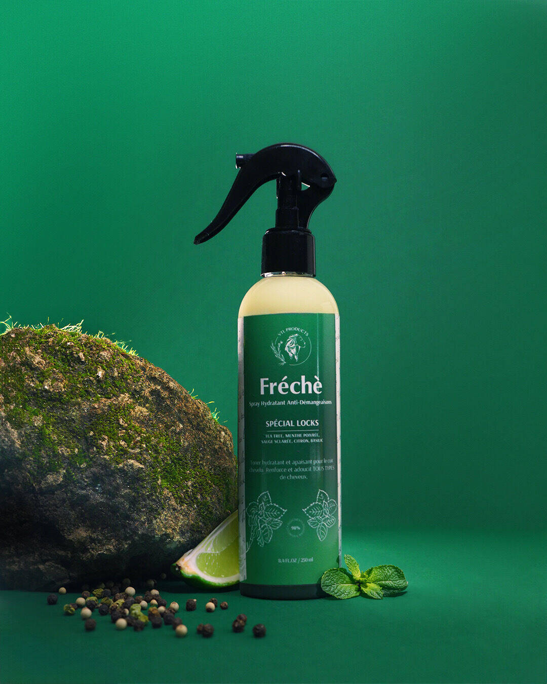 Spray fréchè - 250 ml Anti pellicules et démangeaison 