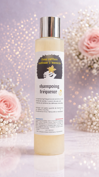 Ilena coiffure  SHAMPOOING  FRÉQUENCE  produit de fabrication française 